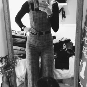 Plaid jumpsuit